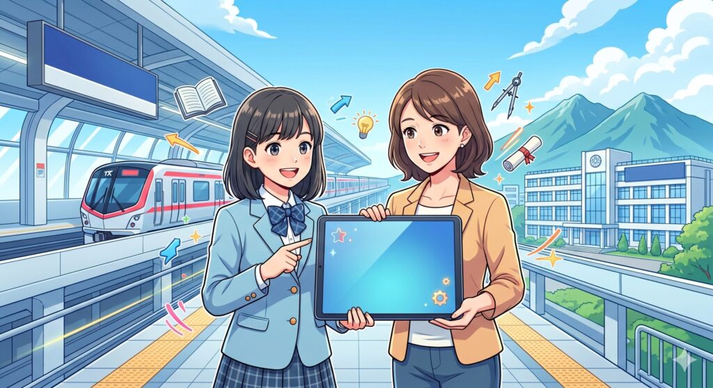 つくばエクスプレス沿線の茨城県立高校は？