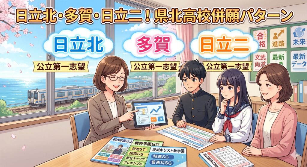 日立北・多賀・日立二！県北高校併願パターン