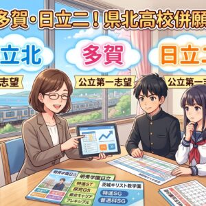 日立北・多賀・日立二！県北高校併願パターン