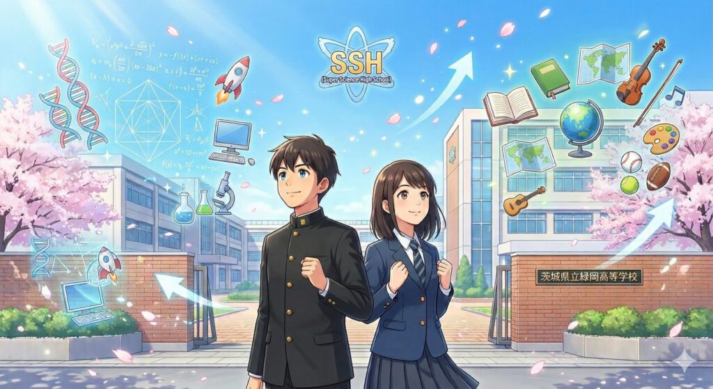 緑岡高の理数科vs普通科！茨城入試難易度と合格への最短戦略
