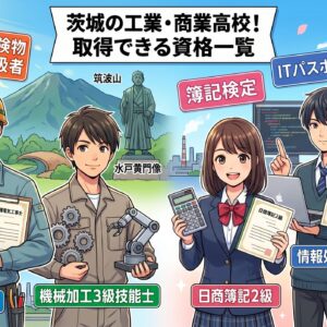 茨城の工業・商業高校！取得できる資格一覧