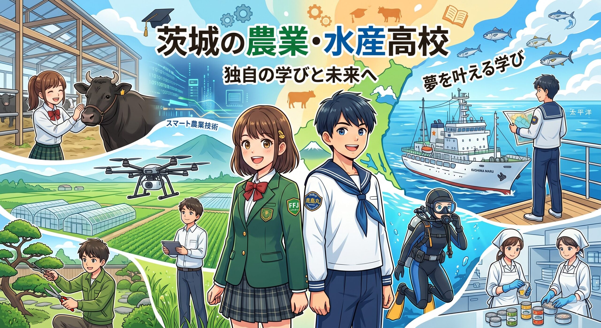 茨城の農業・水産高校の魅力とは？