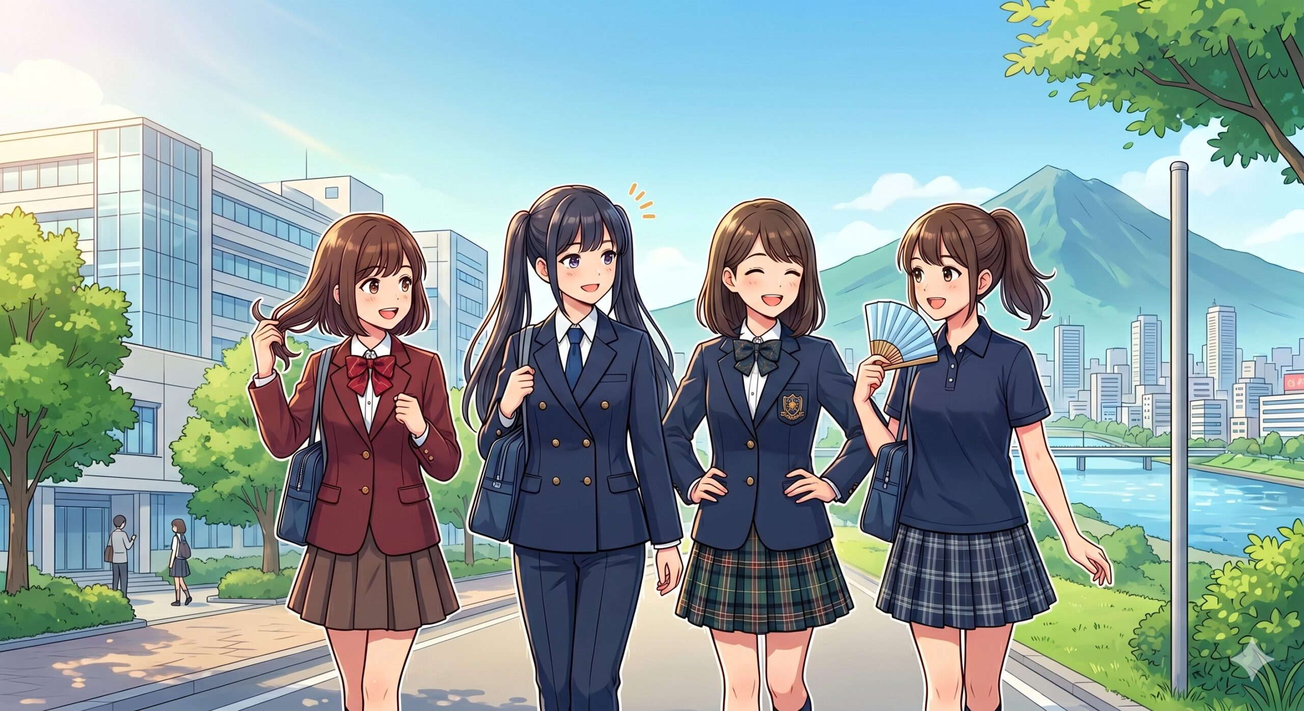 茨城県南の女子に人気の制服は？私立公立高校