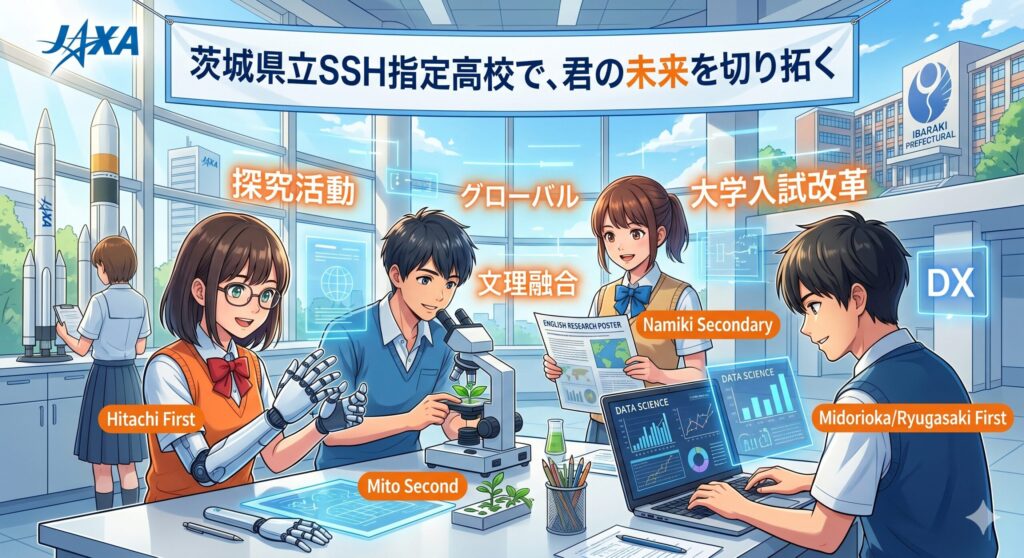 茨城県立SSH指定高校の進学メリットを分析