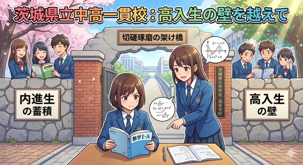 茨城県立の中高一貫校の仕組みと内部進学率の真実