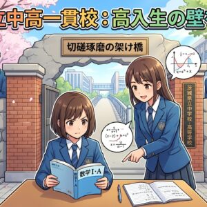 茨城県立の中高一貫校の仕組みと内部進学率の真実