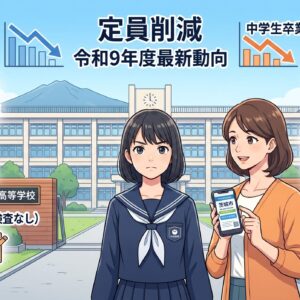 茨城県立高校の定員削減！令和9年度最新動向