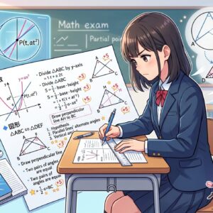 茨城高校入試数学の関数図形で部分点を稼ぐコツ